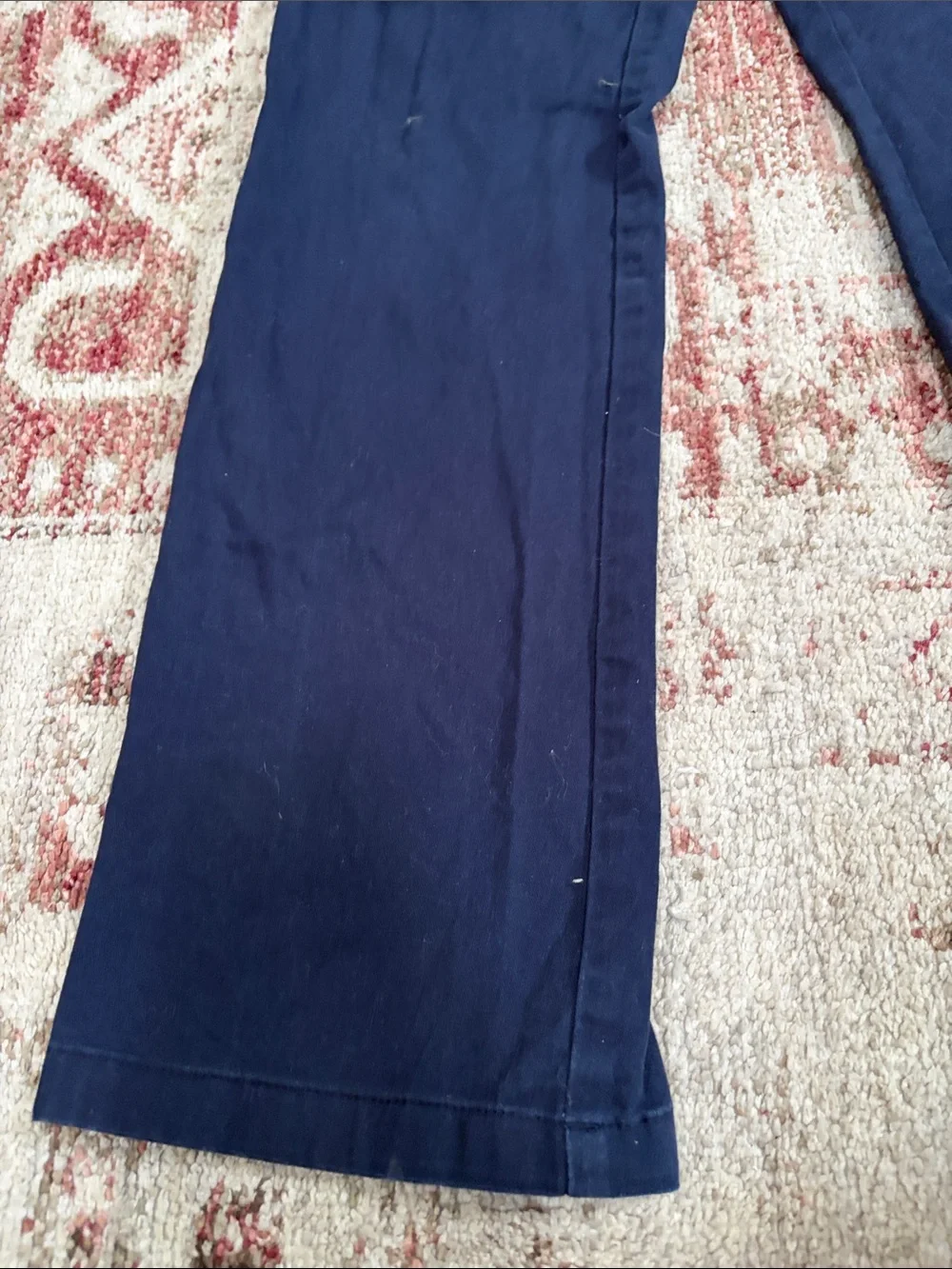 Old Navy Boys Straight Chino Pants - Navy - adjustable waist